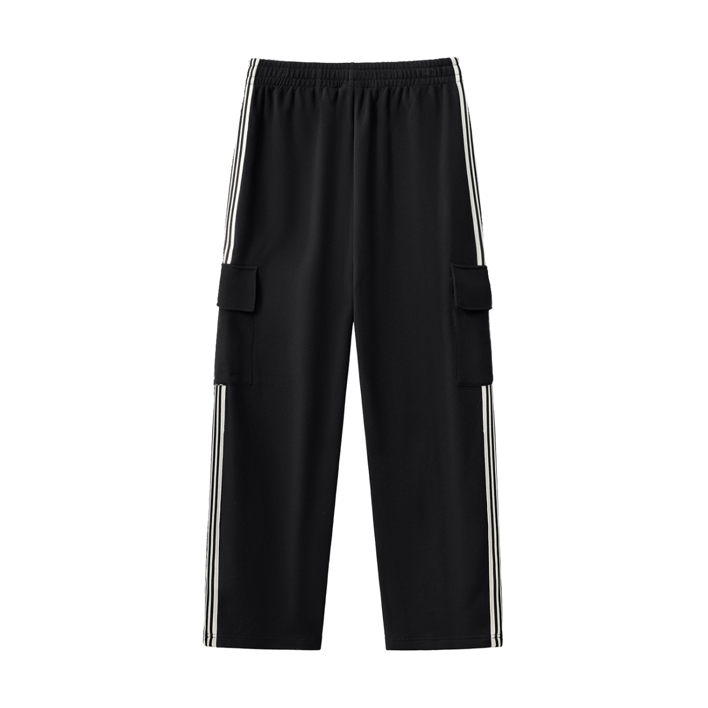 Unisex "Go Pray Society" - Side Stripe Straight-Leg Pants